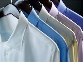 dry cleaning folded shirts